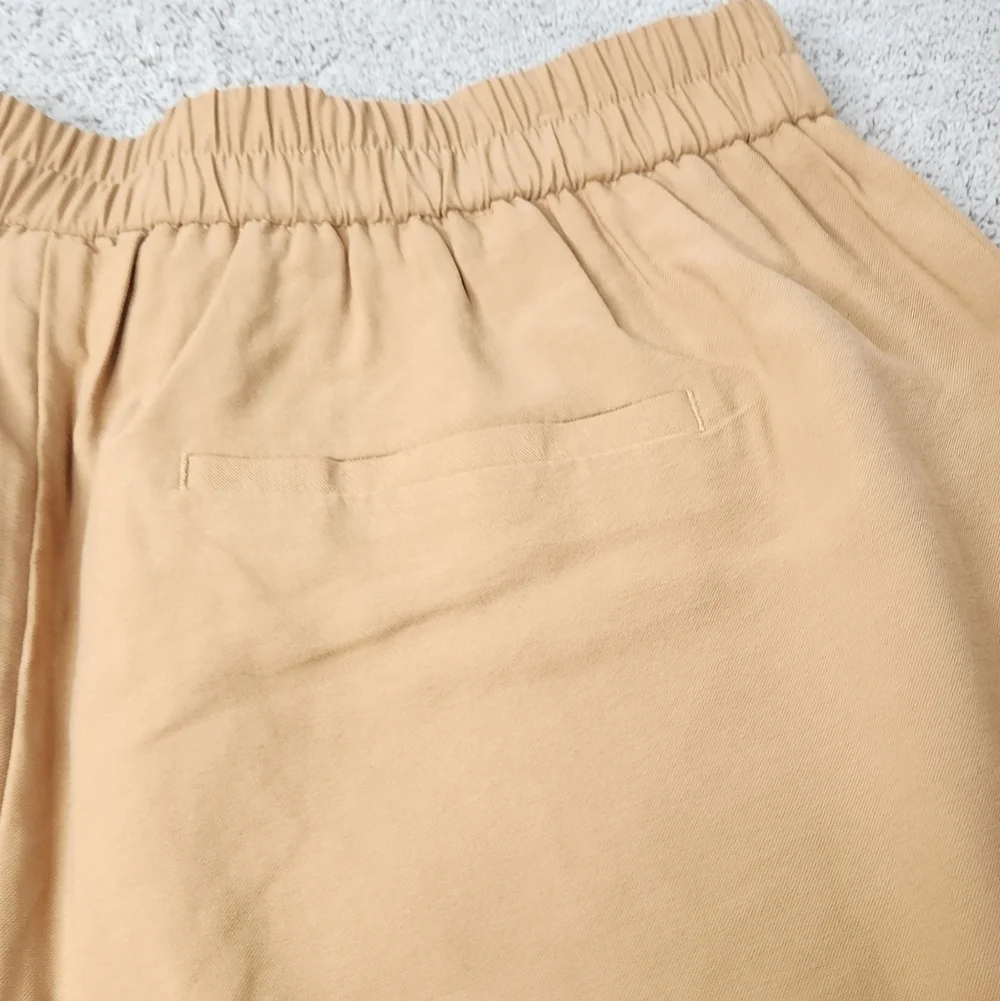 Women's High-Rise Ankle Cargo Pants - A New Day Tan XXL - Picture 3 of 14